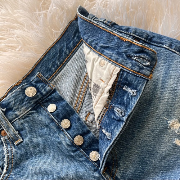 SOLD Levi's Premium 501 Women's Shorts 25 - Picture 5 of 9